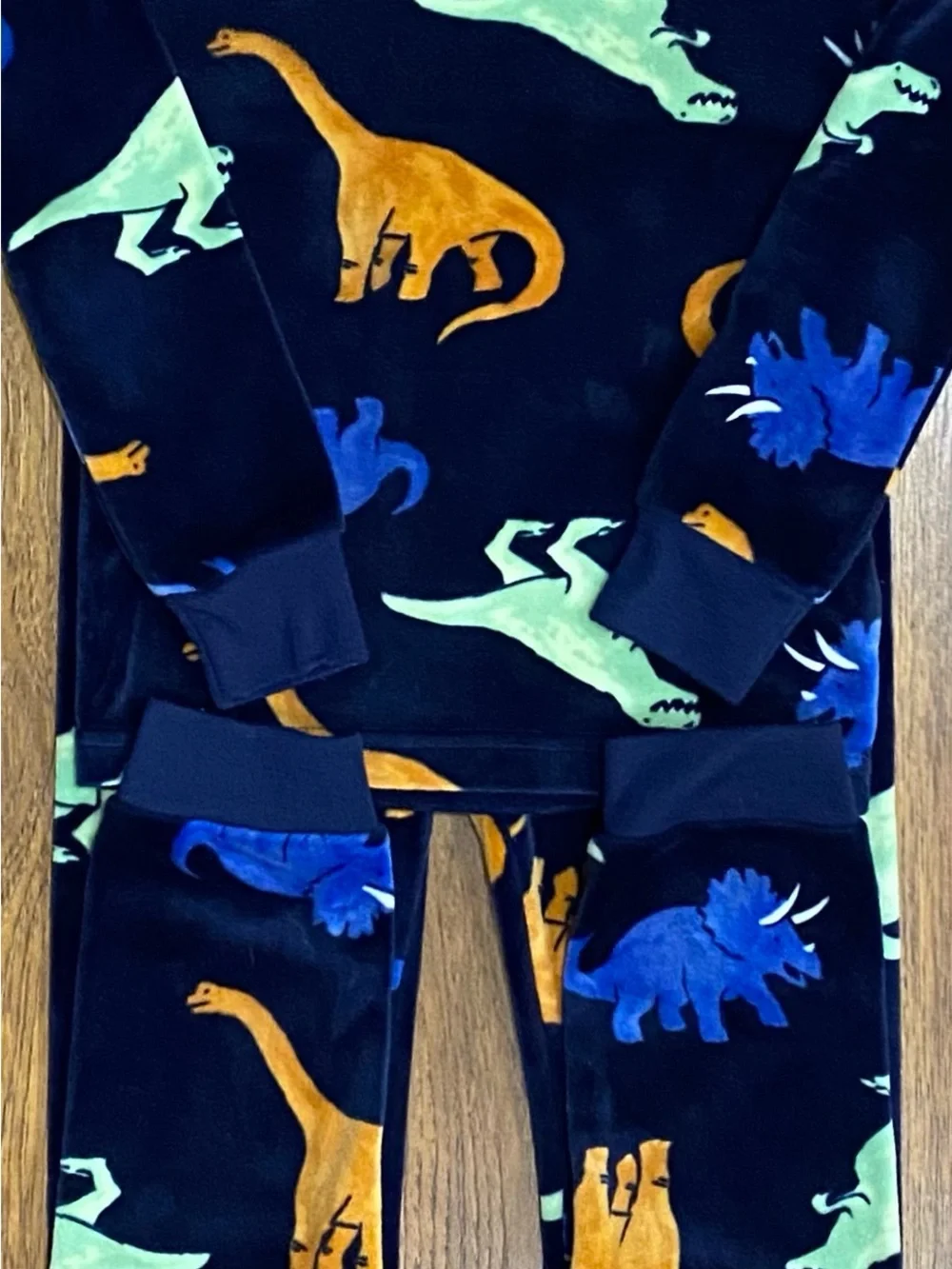 Carter's Cozy Fleece Navy Dinosaur Print 2-piece Pajamas Set Size 5T